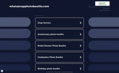 whatasnapphotobooths.com screenshot