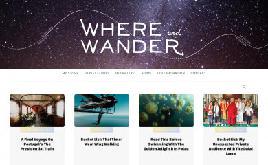 whereandwander.com screenshot