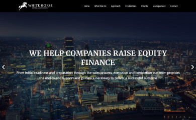 whitehorsecapital.co.uk screenshot