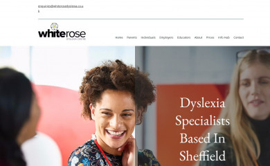 whiterosedyslexia.co.uk screenshot