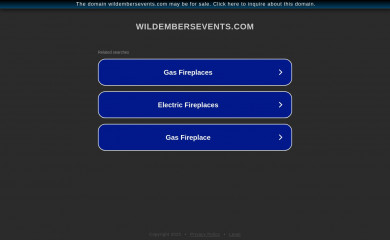 wildembersevents.com screenshot