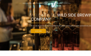 wildsidebrewing.com screenshot