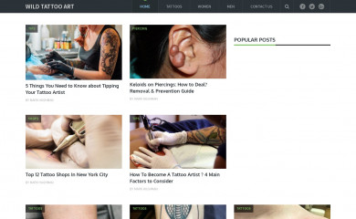 wildtattooart.com screenshot