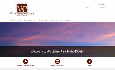 windshireparkmetrodistrict.com screenshot