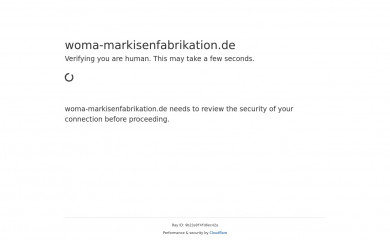 woma-markisen.de screenshot