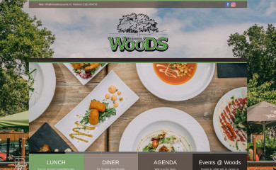 woodsbrasserie.nl screenshot