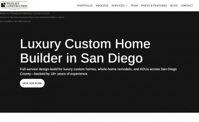 woolseyconstructionsd.com screenshot