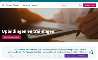 woonbond.nl screenshot