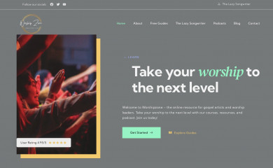 worshipzone.co.uk screenshot