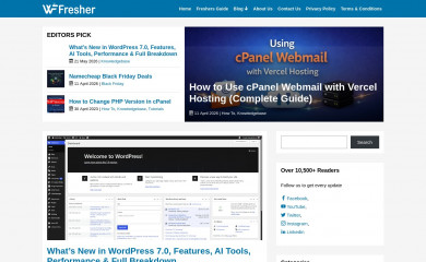 wpfresher.com screenshot