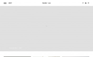 xanderlee.com screenshot