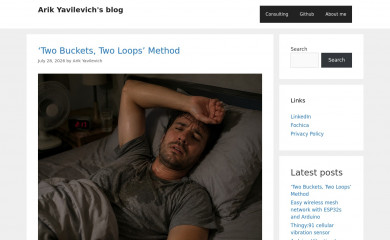 yavilevich.com screenshot