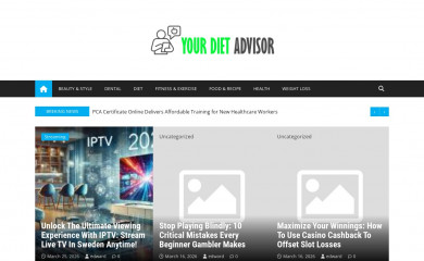 yourdietadvisor.com screenshot