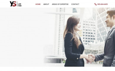 yslawfirm.ca screenshot