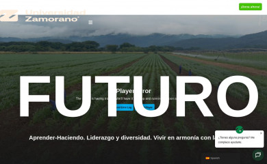 zamorano.edu screenshot