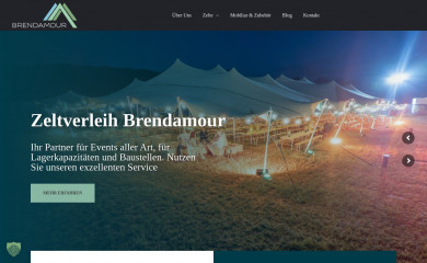 zeltverleih-brendamour.de screenshot