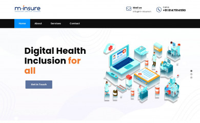 m-insure.in screenshot