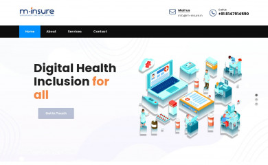 m-insure.in screenshot