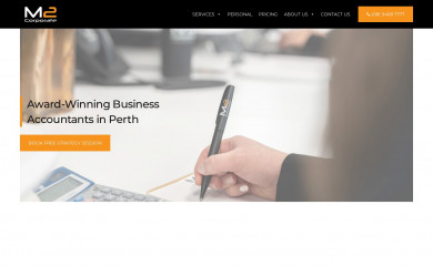 m2corporate.com.au screenshot