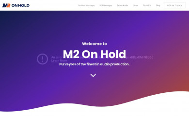 m2onhold.com.au screenshot