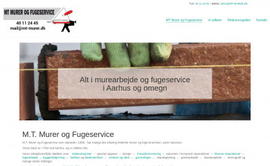 mt-murer.dk screenshot