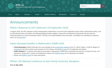 mtai.org.in screenshot