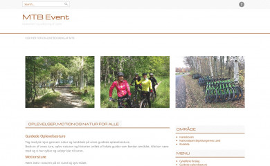 mtb-event.dk screenshot