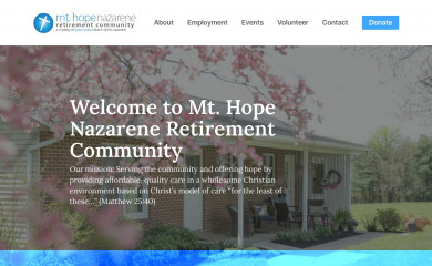 mthopenazarene.org screenshot