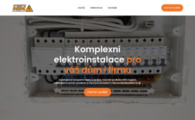 mtm-elektroinstalace.cz screenshot