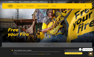 mtn.co.ug screenshot