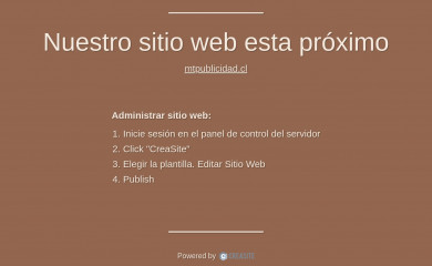 mtpublicidad.cl screenshot