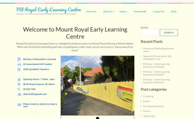 mtroyalelc.co.nz screenshot