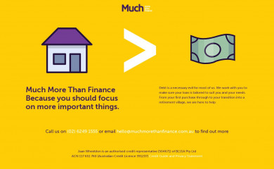 muchmorethanfinance.com.au screenshot