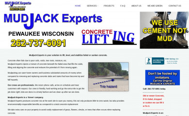 mudjackexpert.com screenshot