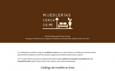 muebleriascercademi.us screenshot