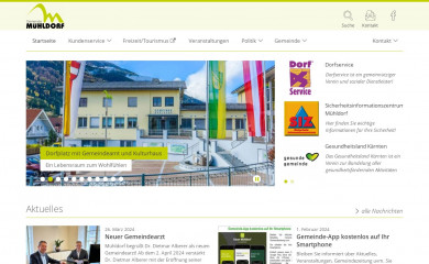 muehldorf-ktn.at screenshot