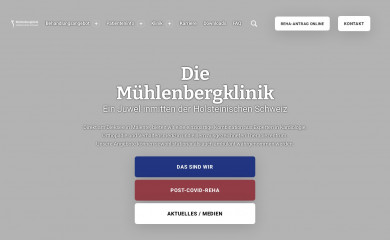 muehlenbergklinik-holsteinische-schweiz.de screenshot