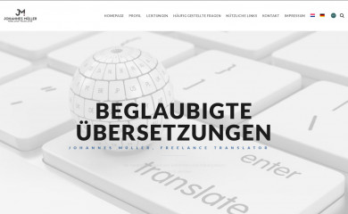 mueller-uebersetzungen.com screenshot