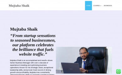 mujtabashaik.com screenshot