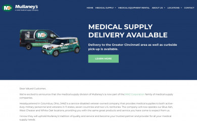 mullaneys.com screenshot