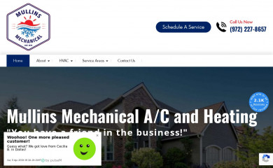 mullinsmechanical.com screenshot