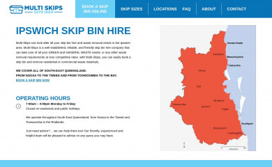 multi-skips.com.au screenshot