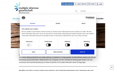 multiplesklerose-ooe.at screenshot