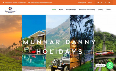 munnardannyholidays.com screenshot