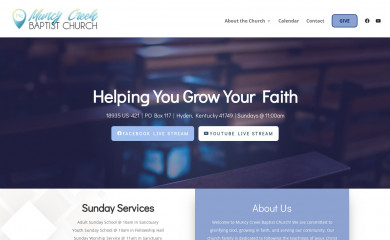 muncycreekbaptist.church screenshot