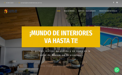 mundodeinteriores.com.mx screenshot