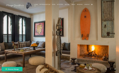 mungaguesthouse.com screenshot
