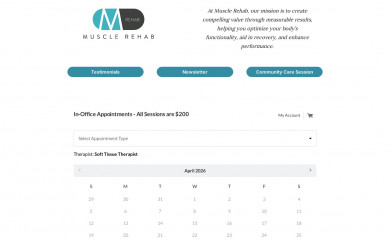 musclerehabcenter.com screenshot