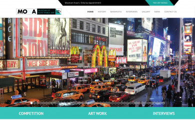 museumofnonvisibleart.com screenshot