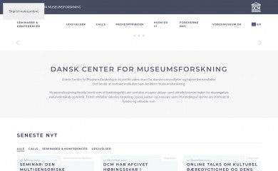 museumsforskning.dk screenshot